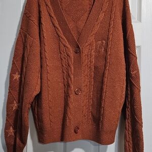 Taylor Swift  Orange Cardigan Sweater